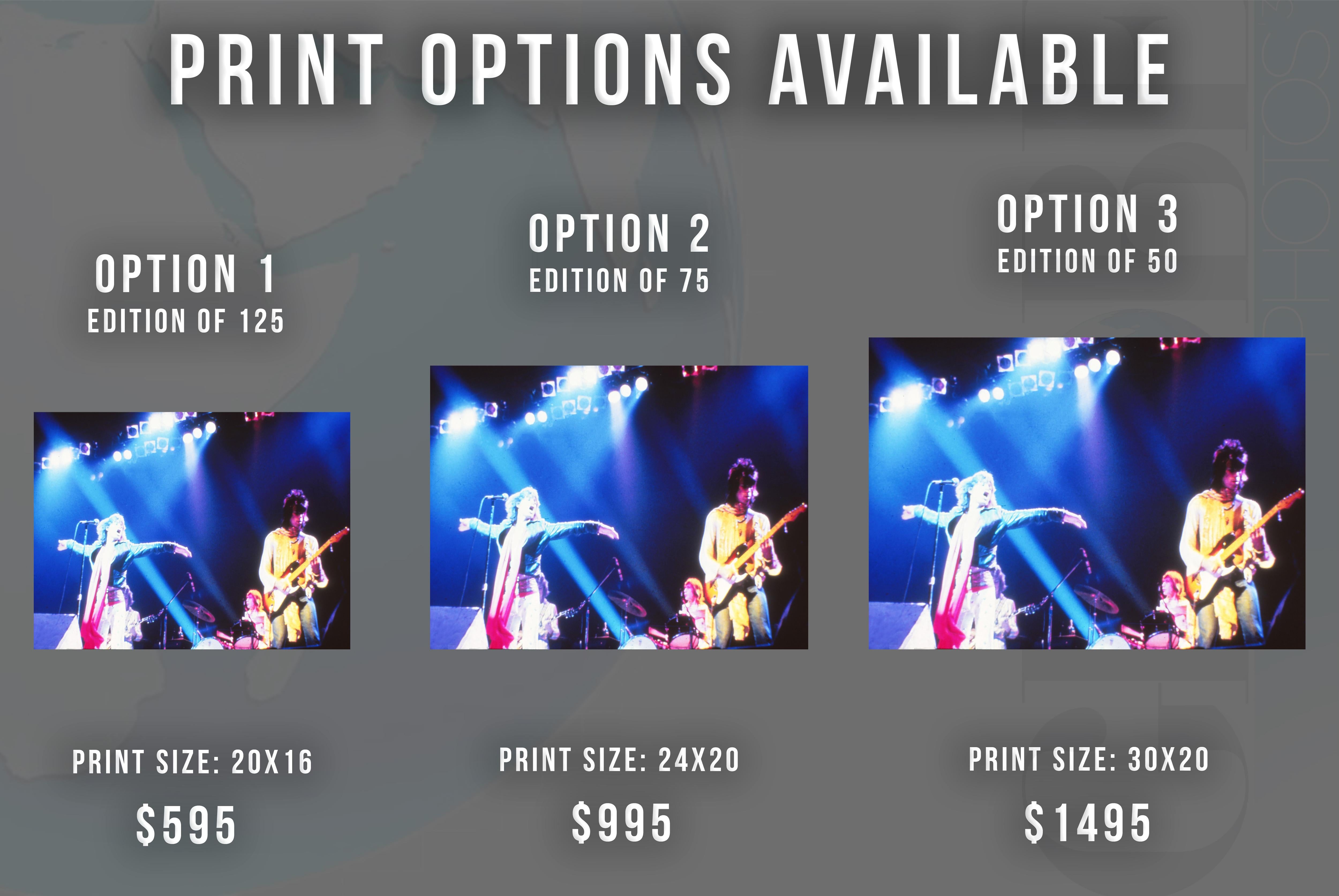 The Rolling Stones in Action Fine Art Print - Photograph by Tony DeNono