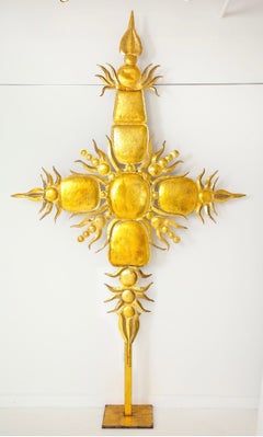 Tony Duquette Escultura dorada icónica de los años 80