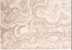 Tony Duquette, 'Malachite Silver Silk' Rug
