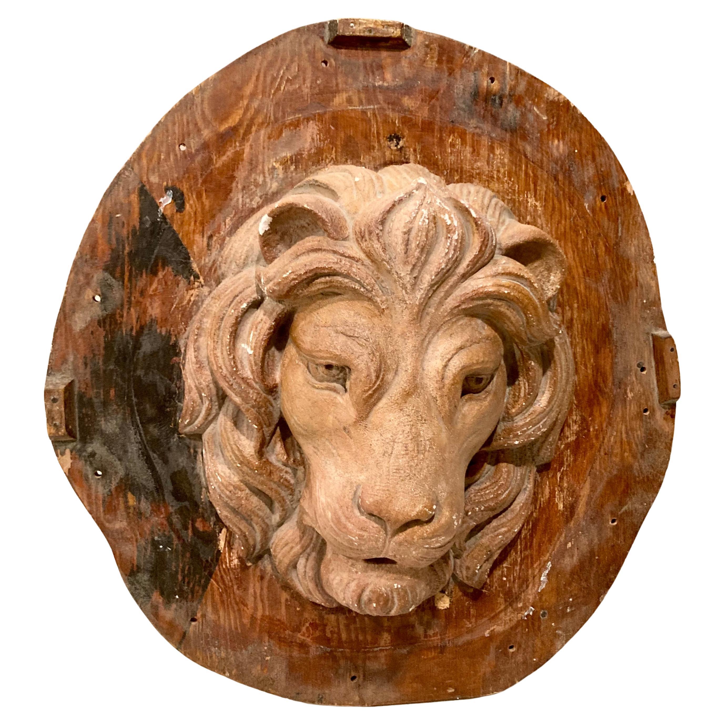 Tony Duquette Mold of MGM Lion Head For Sale