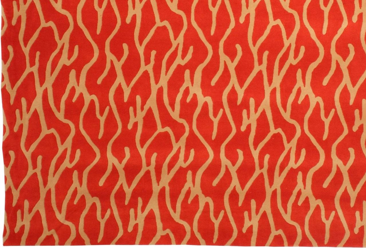 Tony Duquette - 'Pacific Coral' Rug 8' x 10'
Material: 100% Wool

â€œBeauty not luxury, is what I valueâ€ was Tony Duquetteâ€™s refrain. Hutton Wilkinson provided Viacomo Rugs with designs from the notable archives of the legendary artist â€œTony