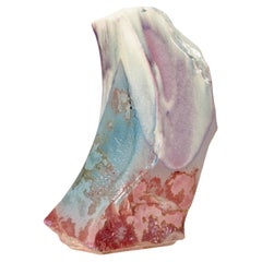 Tony Evans Raku Vase, USA c 1968
