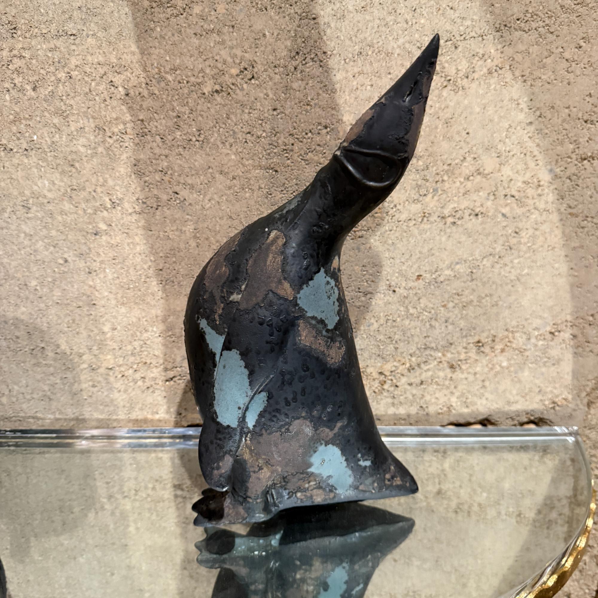 Tony Evans Studio Pottery Pinguine Figuren Skulptur Brutalistisch Modern im Angebot 8