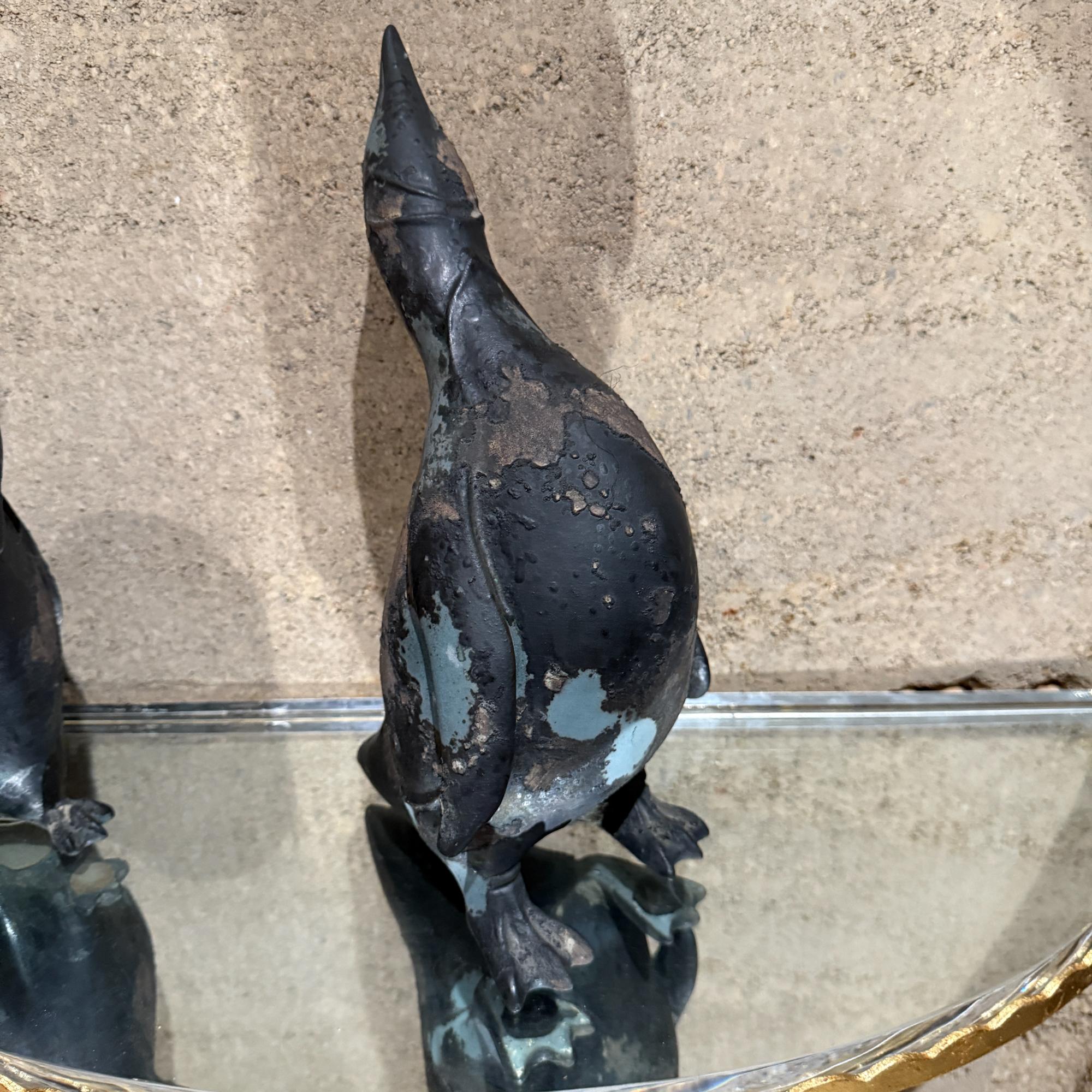 Tony Evans Studio Pottery Pinguine Figuren Skulptur Brutalistisch Modern im Angebot 13