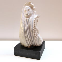 Figurative Marble Sculpture, "Kindred"
