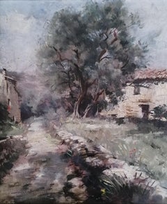 Vintage Corsica and olive tree trail