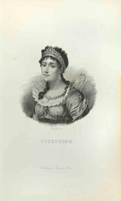 Josephine - Gravure de Tony Goutiere - 1837
