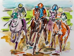 Me First - Ippica, quadro originale, astratto, contemporaneo