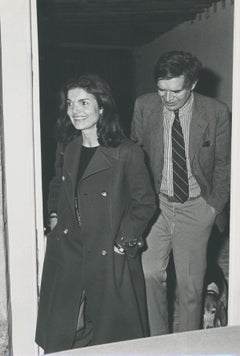 Vintage Jackie Kennedy, Black and White Photography, 1975