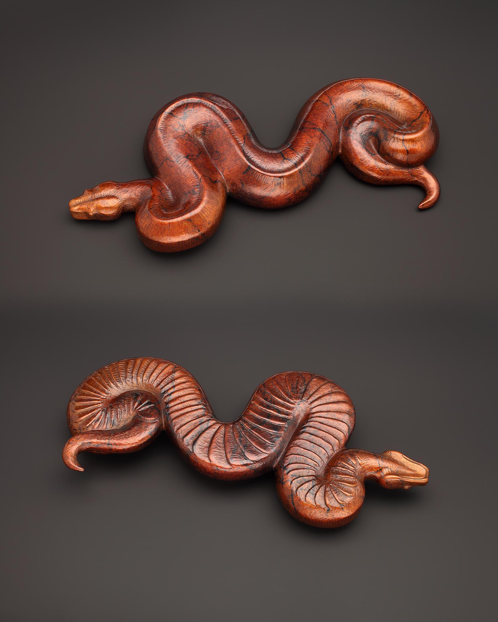 "Boa (21/9)" (2014) Por Tony Hochstetler, Escultura original de bronce de bodegón