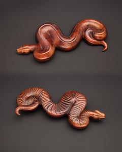 "Boa (9/21)" (2014) By Tony Hochstetler, Original Bronze Still Life Sculpture