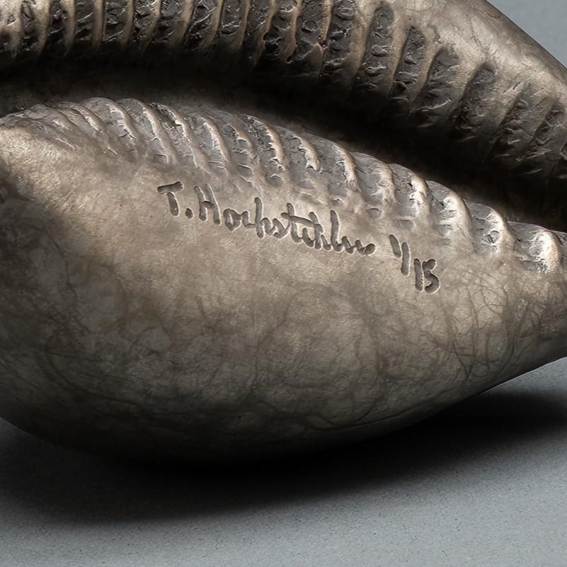 «owrie Shell » (2024) par Tony Hochstetler, sculpture originale en bronze 2