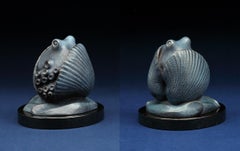 „Octopus und Muschel 20/21“ (2014) von Tony Hochstetler, Original-Bronzeskulptur