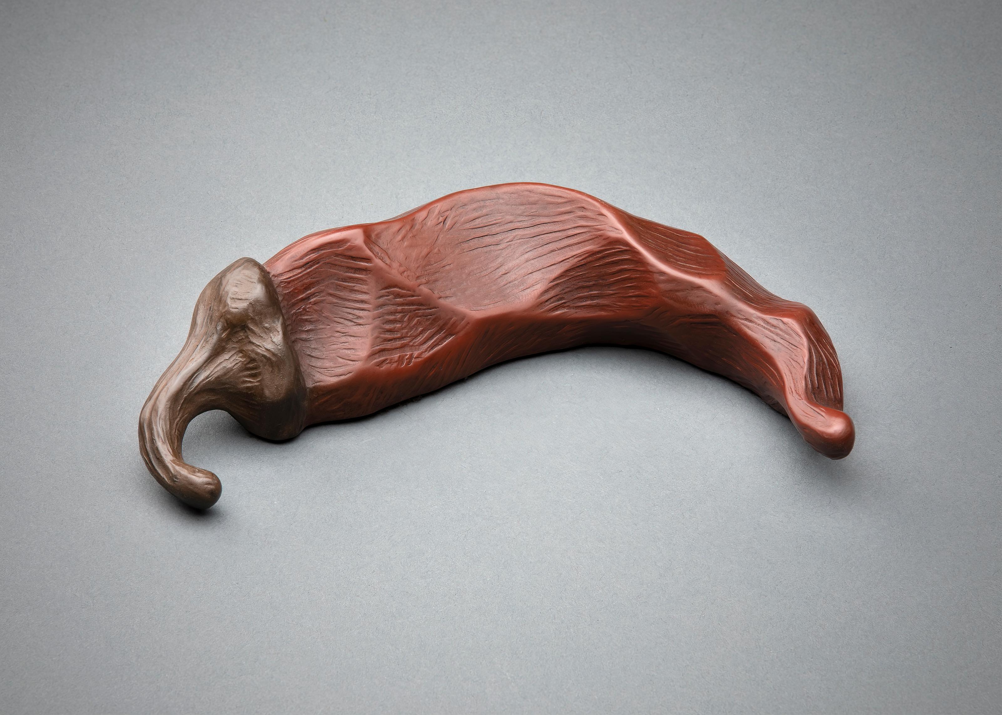"Spicy (14/21)" (2022) di Tony Hochstetler, scultura alimentare originale in bronzo