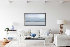« flottant », imprimé giclée encadré en édition limitée, 27"" x 45"