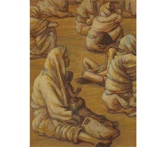 Tony Jackson (b. 1945) - 1997 Acrylic, Waiting at the Clinic