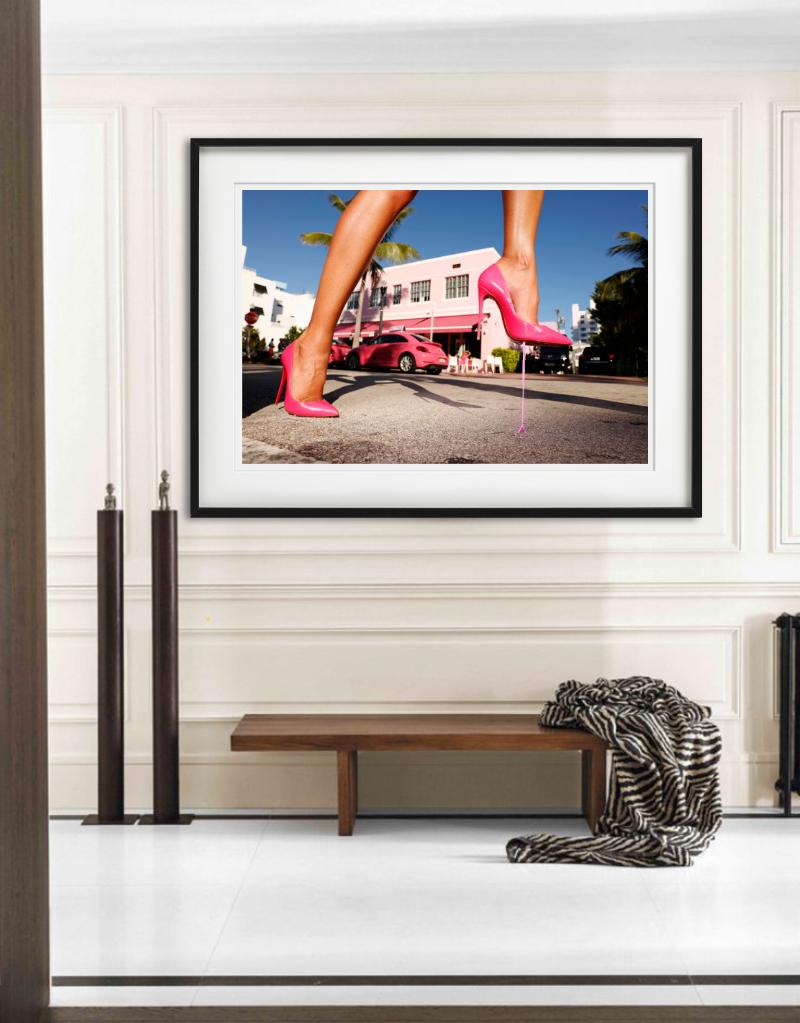 Chewing Gum, Broken Luxury, Fine Art Photography - Gray Figurative Photograph by Tony Kelly