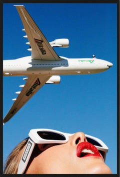 Diretto per Roma - Model and Plane - Limited Edition Fine Art Photography