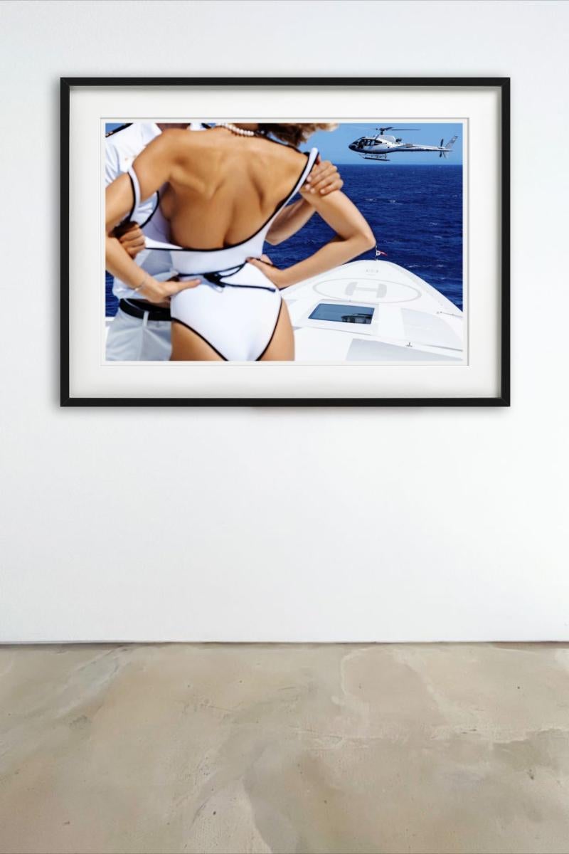 First Officer, Model and Officer on a Boat, Fine Art Photography 2024 For Sale 7