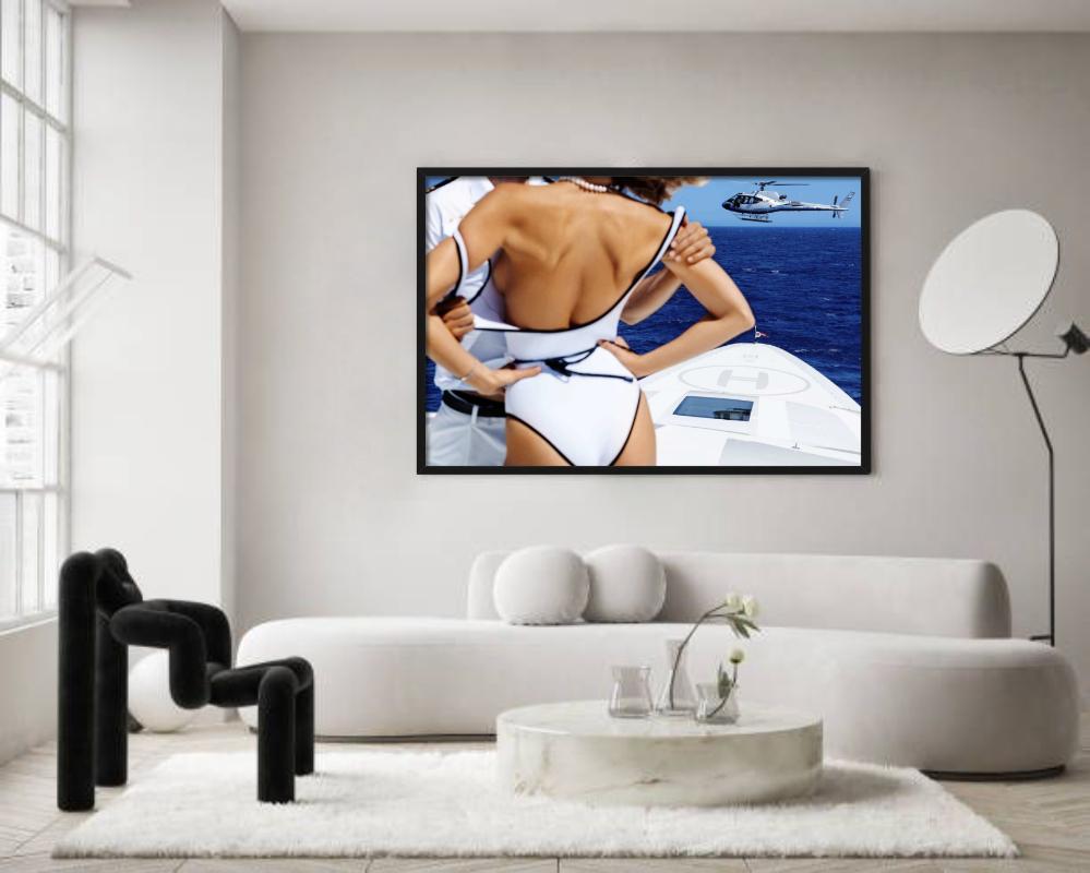First Officer, Model and Officer on a Boat, Fine Art Photography 2024 For Sale 8