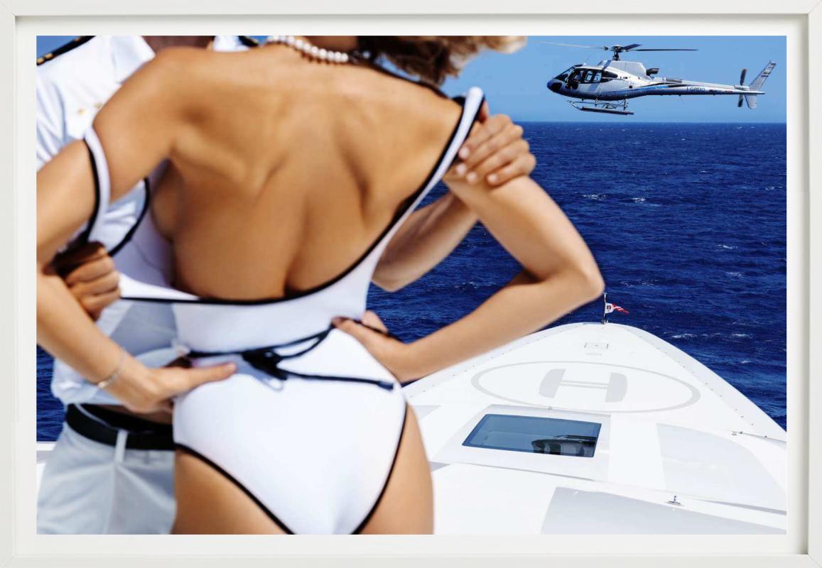 First Officer, Model and Officer on a Boat, Fine Art Photography 2024 For Sale 4