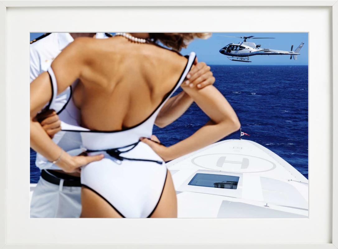 First Officer, Model and Officer on a Boat, Fine Art Photography 2024 For Sale 6