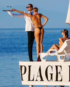 La Dolce Vita I,  Plage Keller, Cap d’Antibes, Fine Art Photography, 2024