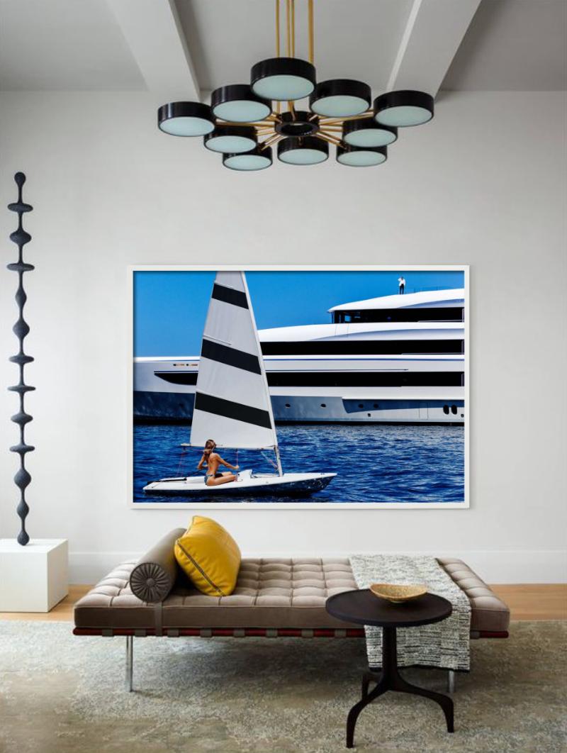 Liebe auf den ersten Blick, Fine Art Photography, 2024 (Blau), Color Photograph, von Tony Kelly