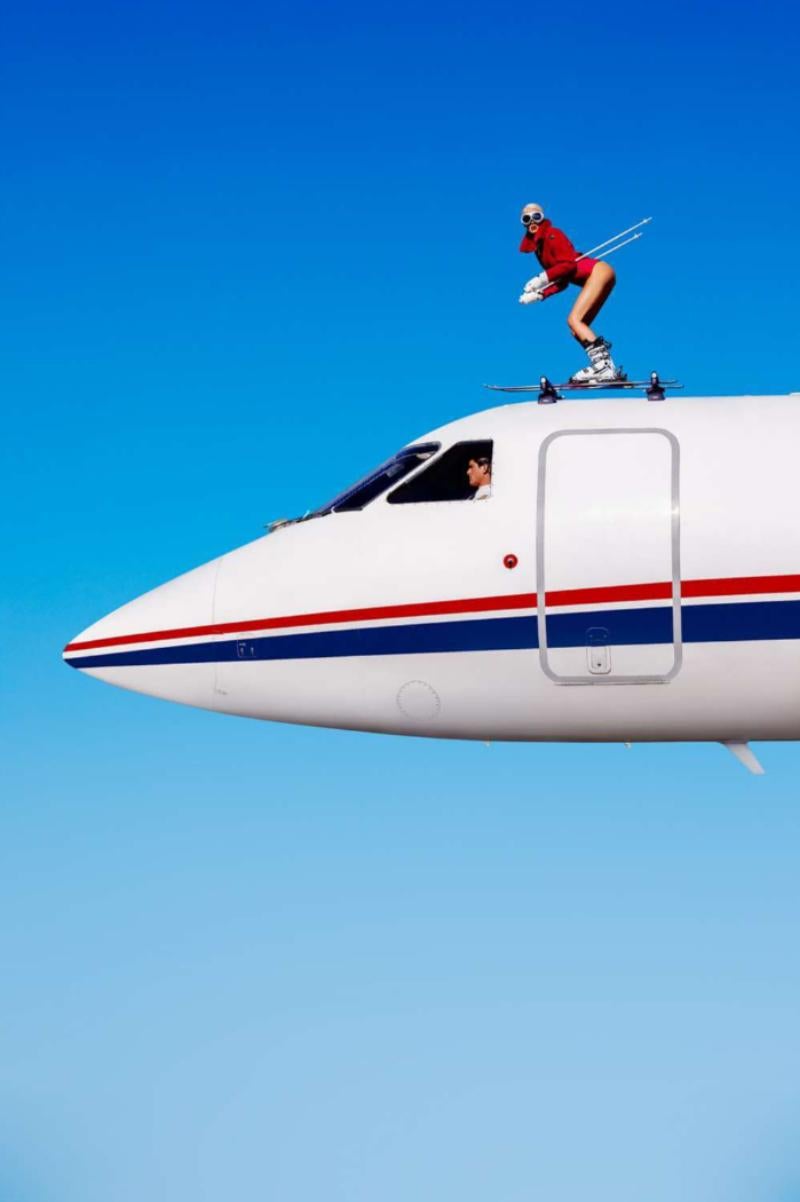 Tony Kelly Figurative Photograph – OFF-PISTE II, Kunstfotografie, 2025