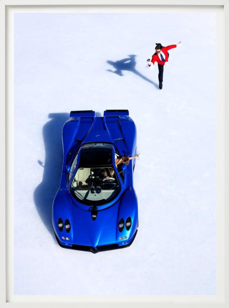 Pagani sobre hielo, Fotografía artística, 2024 en venta 2