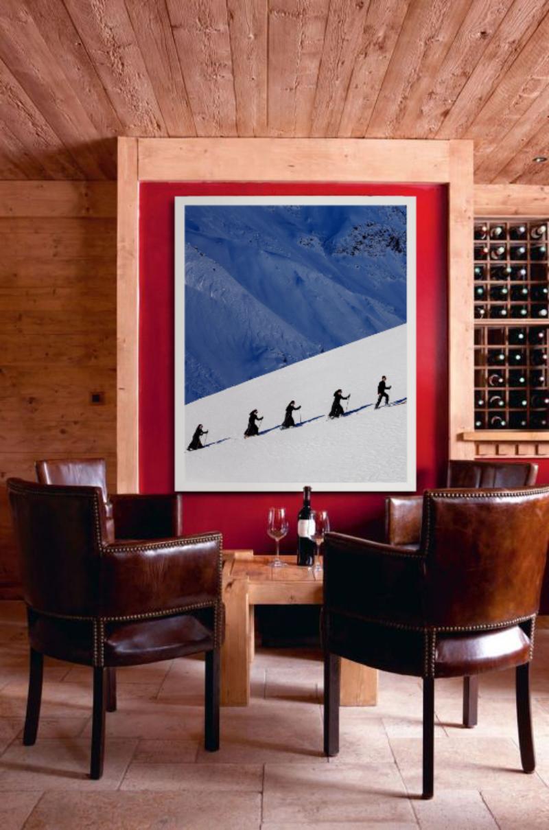 'Saint Moritz' - A group of Nuns snowhiking, fine art photography, 2023 For Sale 2