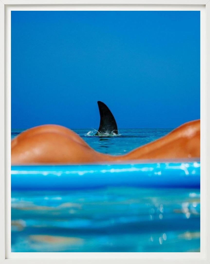 Shark Lady - parte posterior del cuerpo de una mujer desnuda con aleta de tiburón en venta 2