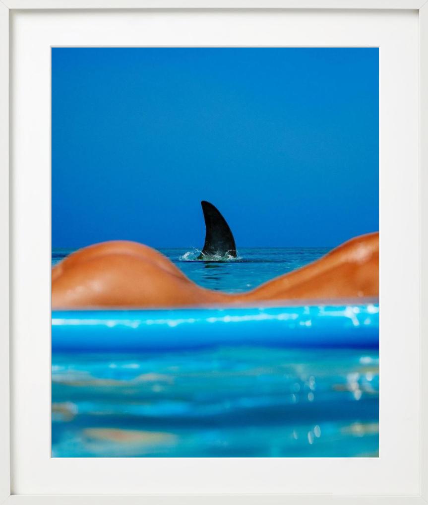 Shark Lady - parte posterior del cuerpo de una mujer desnuda con aleta de tiburón en venta 3