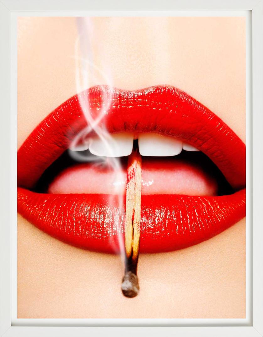 Closeup of Red Lips holding a burnt-out quick match, photographed by Tony Kelly for the Cover of Playboy in 2013.

All prints are limited edition. Available in multiple sizes. High-end framing on request.

All prints are done and signed by the