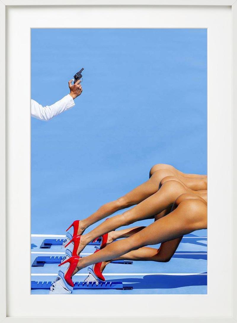 Leichtathletik, Frauen laufen auf der Bahn, fotografiert von Tony Kelly.

Alle Drucke sind in limitierter Auflage erhältlich. Erhältlich in mehreren Größen. Hochwertige Einrahmung auf Anfrage.

Alle Drucke werden von der Künstlerin oder dem Künstler