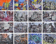 Aleppo Urban Landscape No.3-4 (suite von 16)