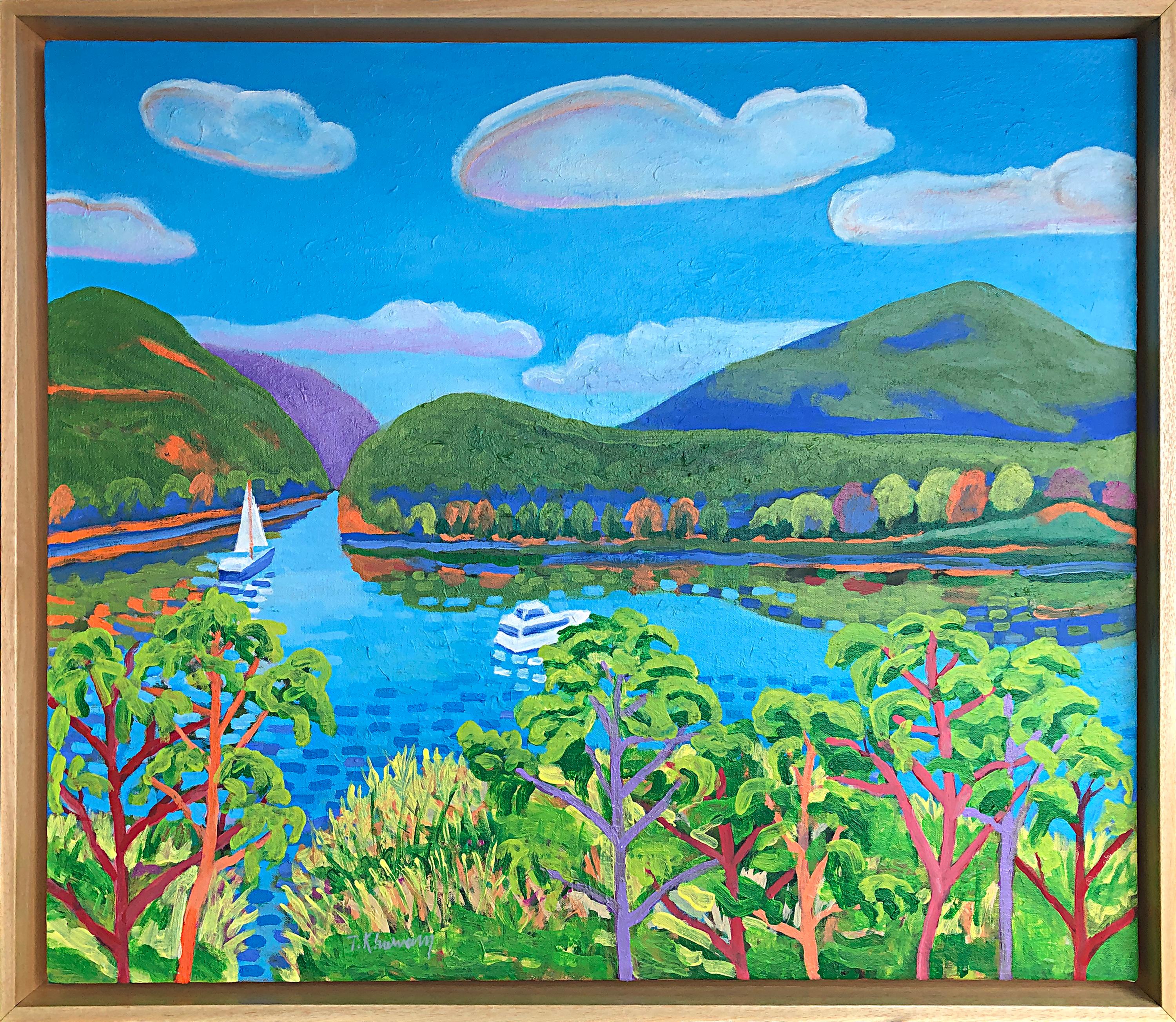 Tony Khawam Landscape Painting - Constitution Island at West Point