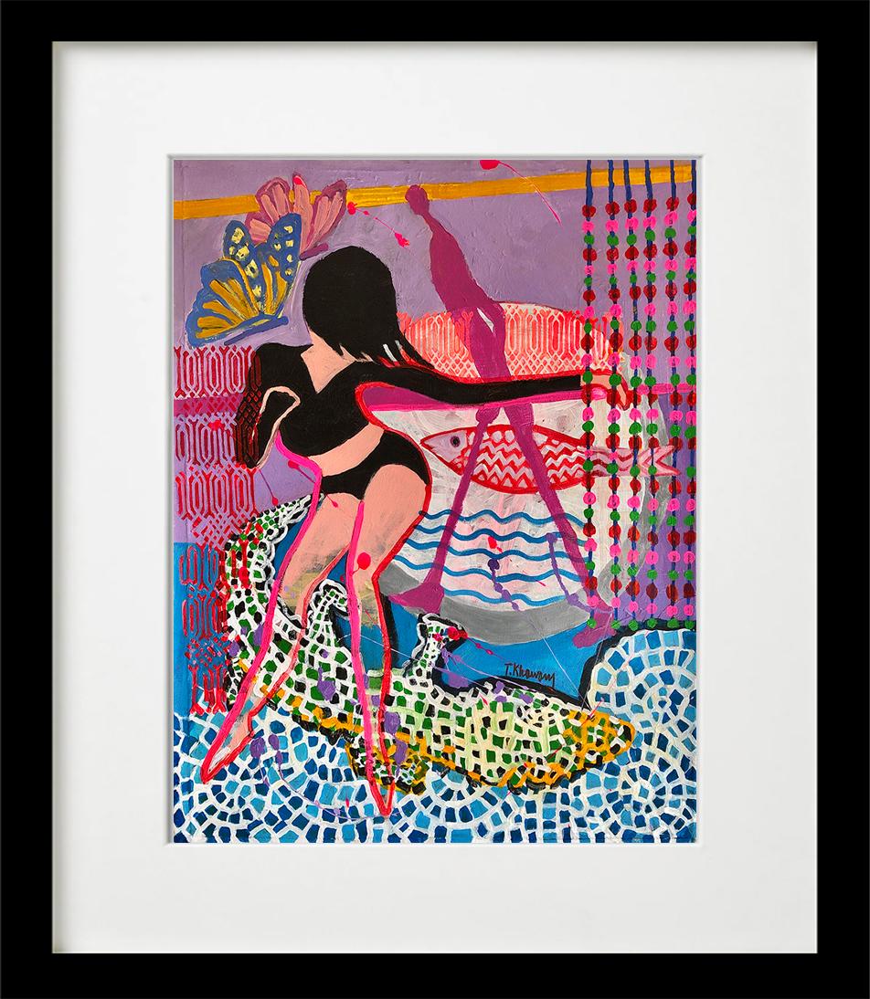 Tony Khawam Still-Life Print - Pink Diva