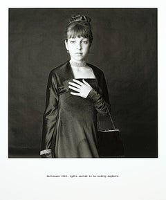 Lydia nei panni di Audrey Hepburn, stampa figurativa, 24 x 20, edizione datata a mano