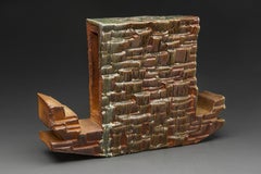Ceramic wood-fired sculpture: 'Portal'