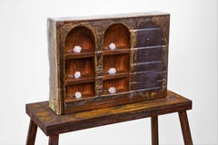 Large ceramic wood-fired sculpture: 'Collector’s Cabinet '