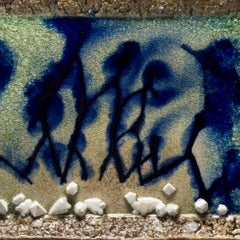 Pittura su ceramica cotta a Wood: "Pittura a fuoco 10.6.18".