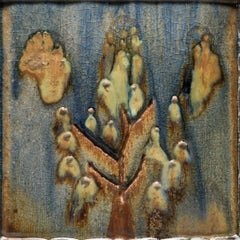 Wood Fired Ceramic Painting: 'Fire Painting 18.6.18'