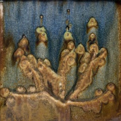 Wood Fired Ceramic Painting: 'Fire Painting 9.6.18'