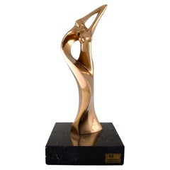 Tony Morey para Itálica, España. Gran escultura modernista femenina de bronce.