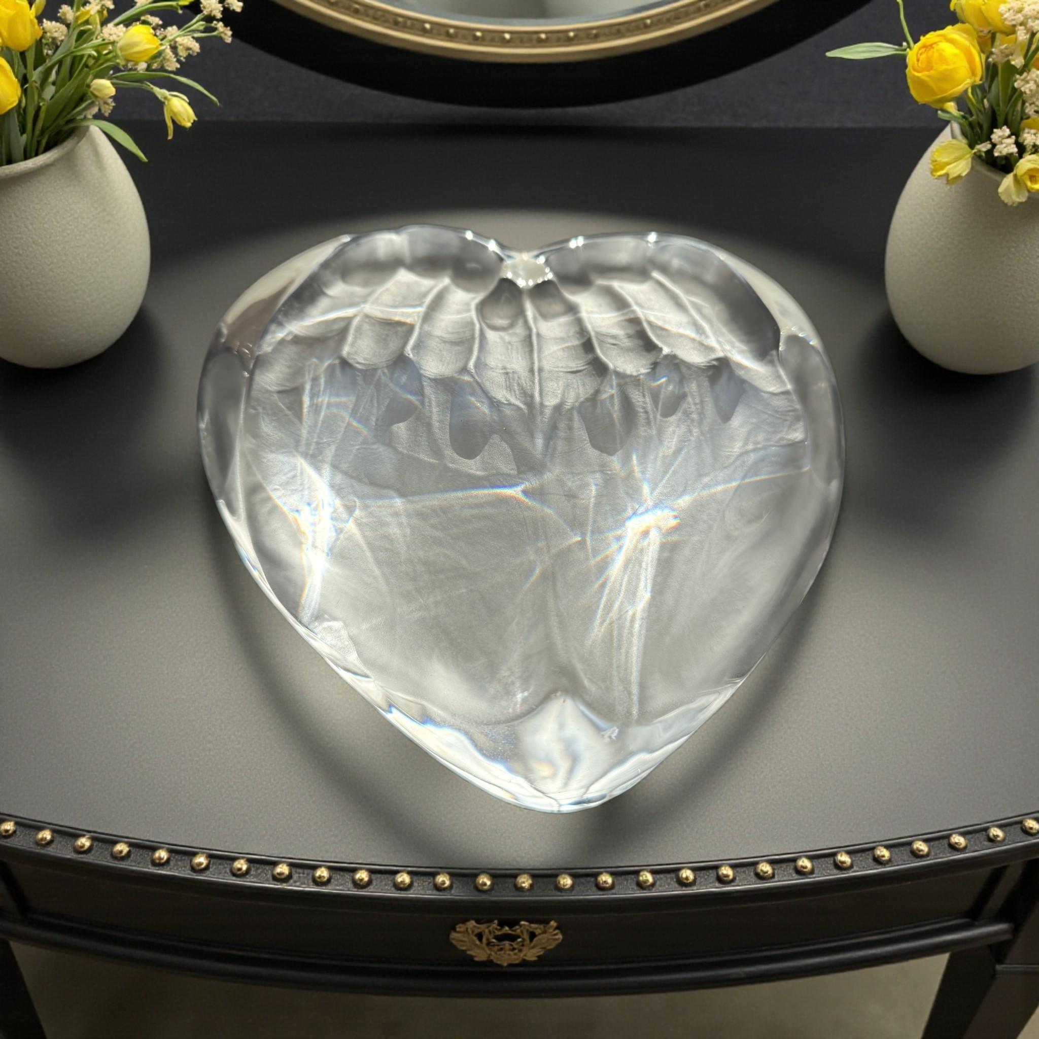 Mid-Century moderno Tony Morgan per Daum - Scultura in cristallo 