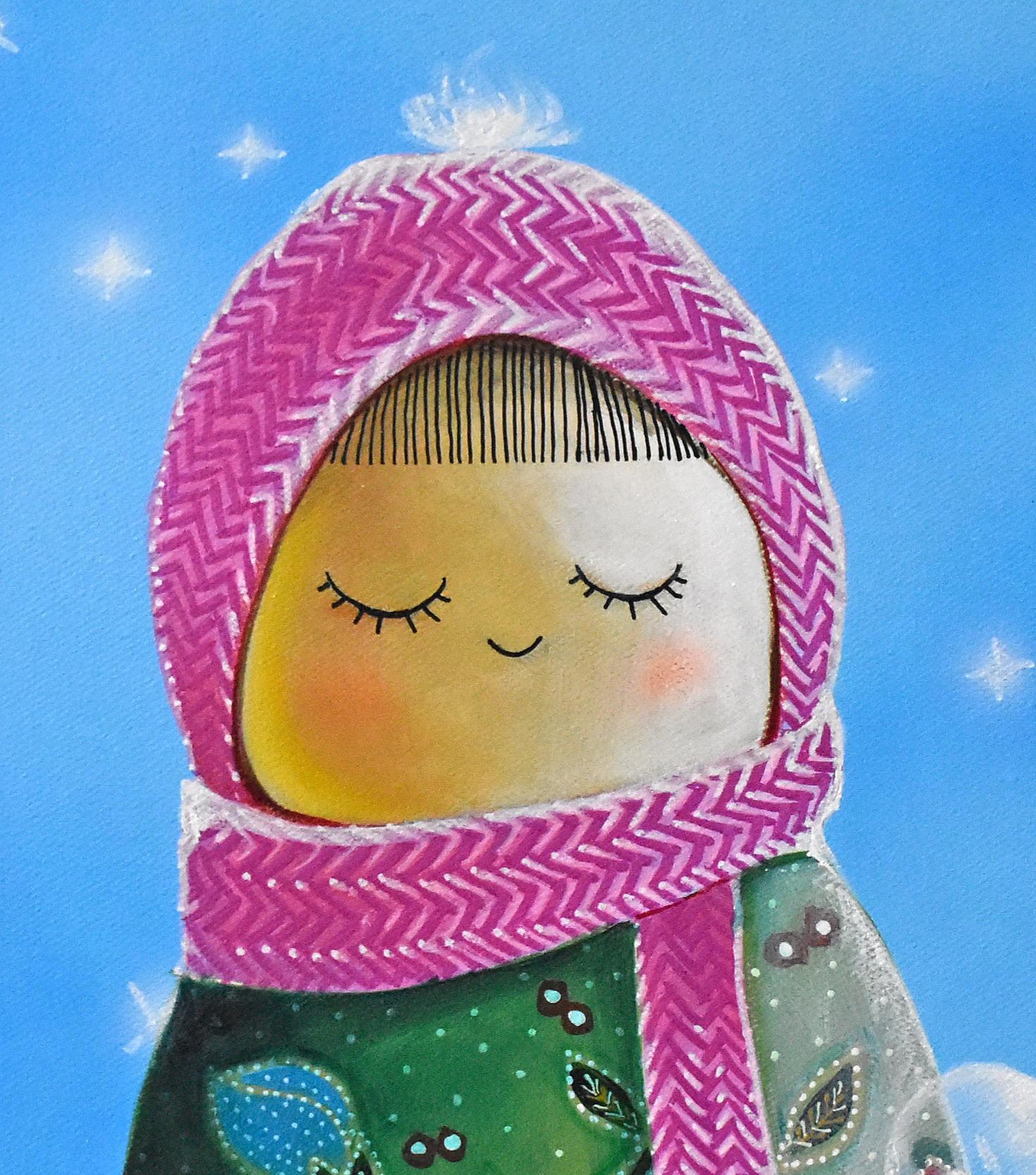 Anak Patung Kokeshi #01 – Painting von Tony Ng