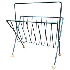 Tony Paul Design Iron Magazine Rack for Woodlin-Hall