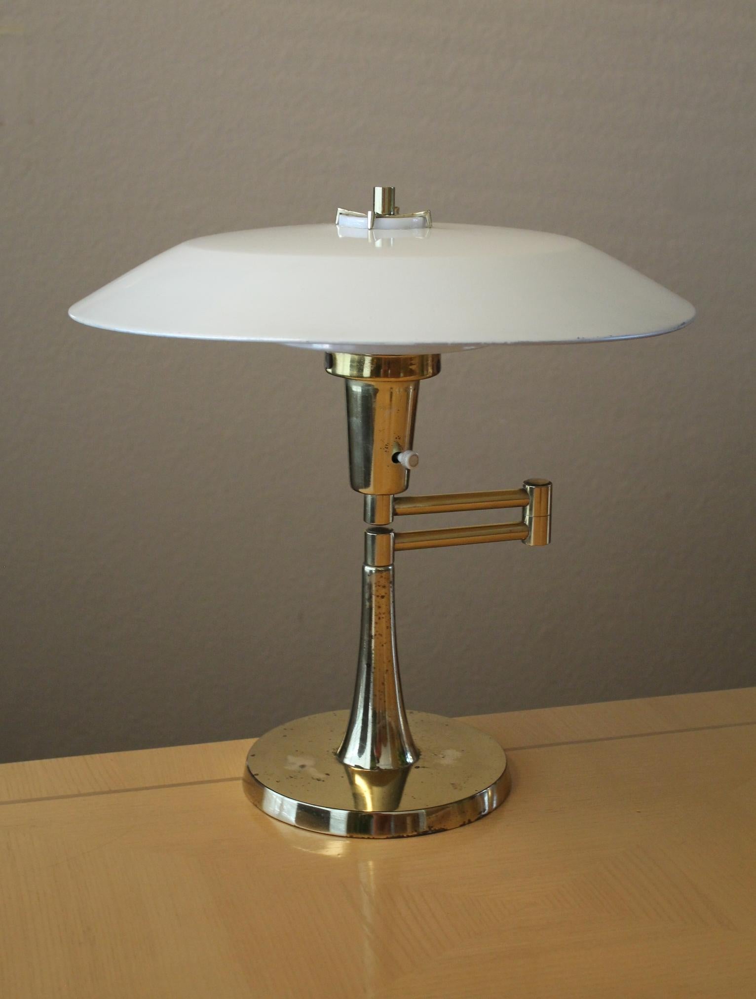 XX secolo Tony Paul Mutual Sunset Lamps, una lampada a piattino moderna del medio secolo! Iron Man 2 anni '50 in vendita