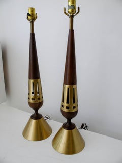 Tony Paul Pair of Table Lamps for Westwood Lighting